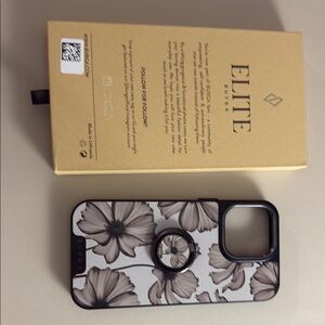 Burga Barely Yours Floral iPhone Case with Ring Holder IPhone 14 Pro Max